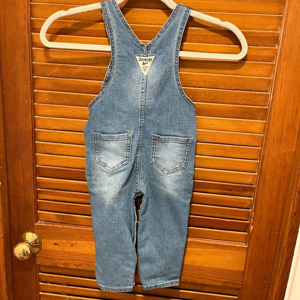 OshKosh B'gosh Light Blue Denim Baby Overalls